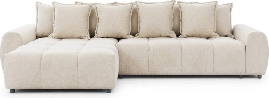 Бежов ъглов диван (ляв ъгъл) Albane – Ropez