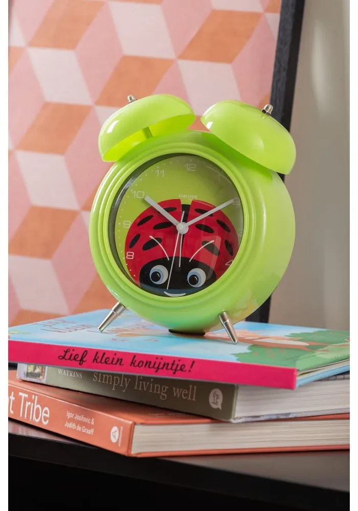 Детски будилник ø 15 cm Peekaboo Ladybug – Karlsson