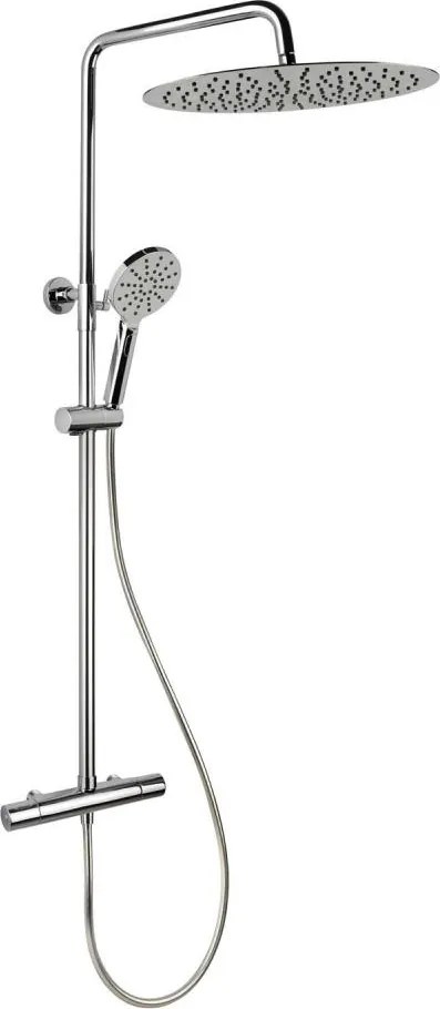 Душ комплект с термостатен смесител DRAGOR, гланцов хром