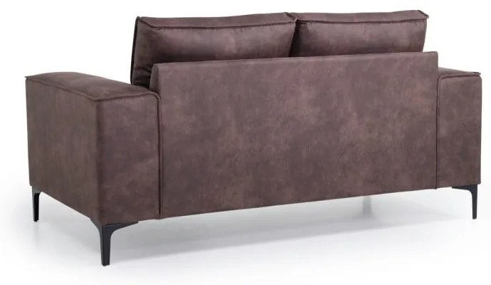 Кафяв диван от изкуствена кожа 164 cm Copenhagen - Scandic