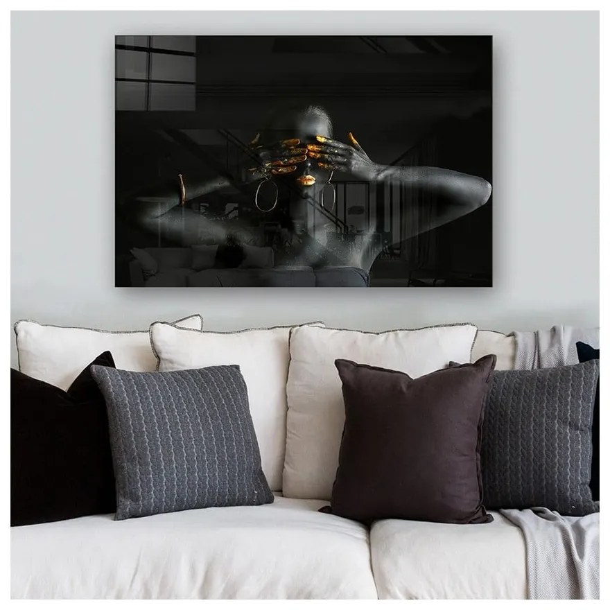 Картина върху стъкло 70x50 cm - Wallity