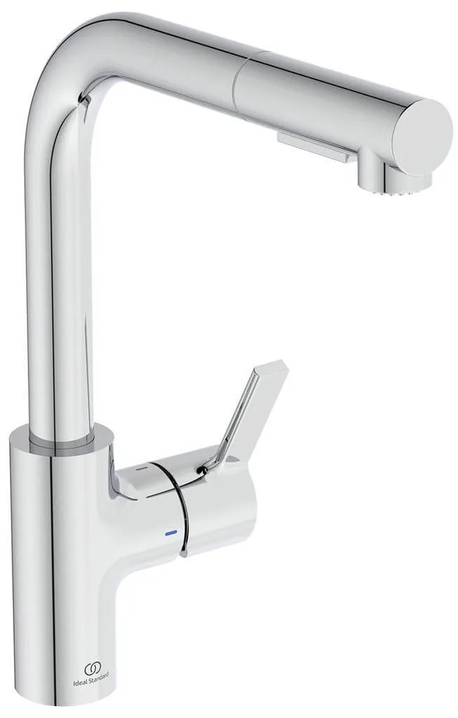 Стоящ смесител за кухня, Vidima, BD420AA, с висок изтеглящ се чучур