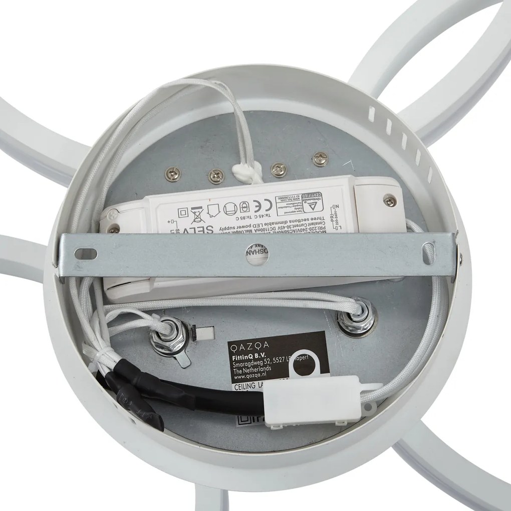 Таванна лампа бяла вкл. LED 3-степенно димируема 3-светлина - Navara