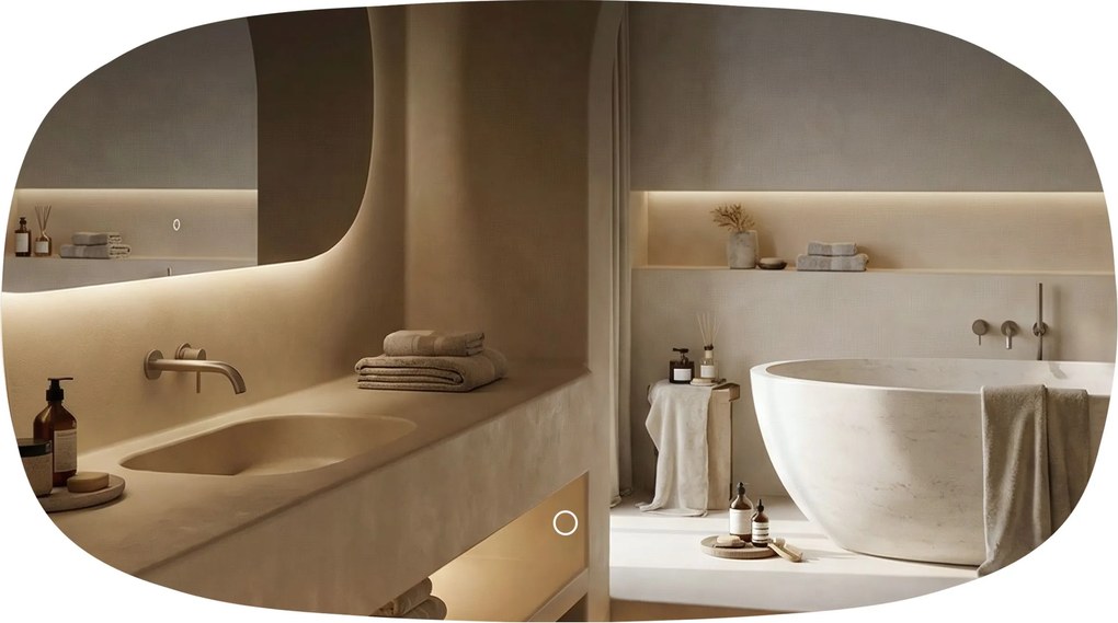 Огледало LED 100x60cm TOP-4