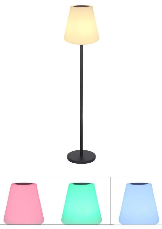 Globo 33897 - LED RGB соларна настолна лампа с докосване LED/0,1W/3V IP44