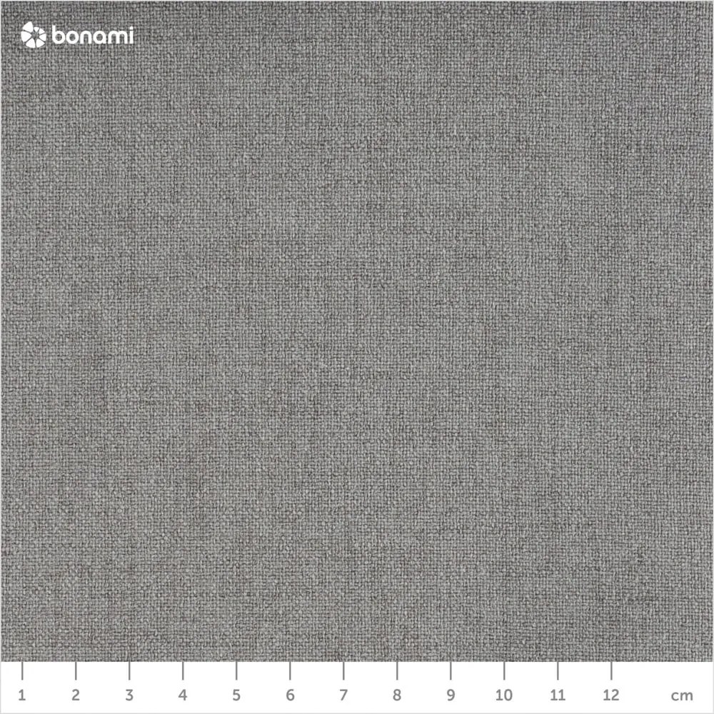 Сиво двойно легло 140x200 cm тапицирано без ламелно дъно Mattis – Meise Möbel