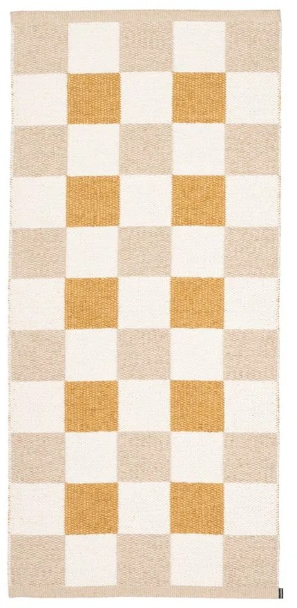 Пътека за открито и закрито в цвят жълта охра и бежова 70x160 cm Pix Vanilla Ochre – Pappelina
