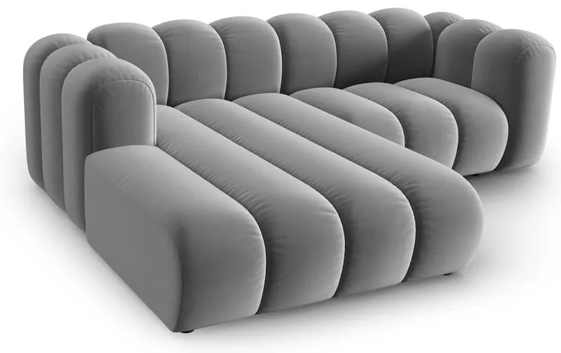 Светлосив ъглов диван (ляв ъгъл) Lupine – Micadoni Home