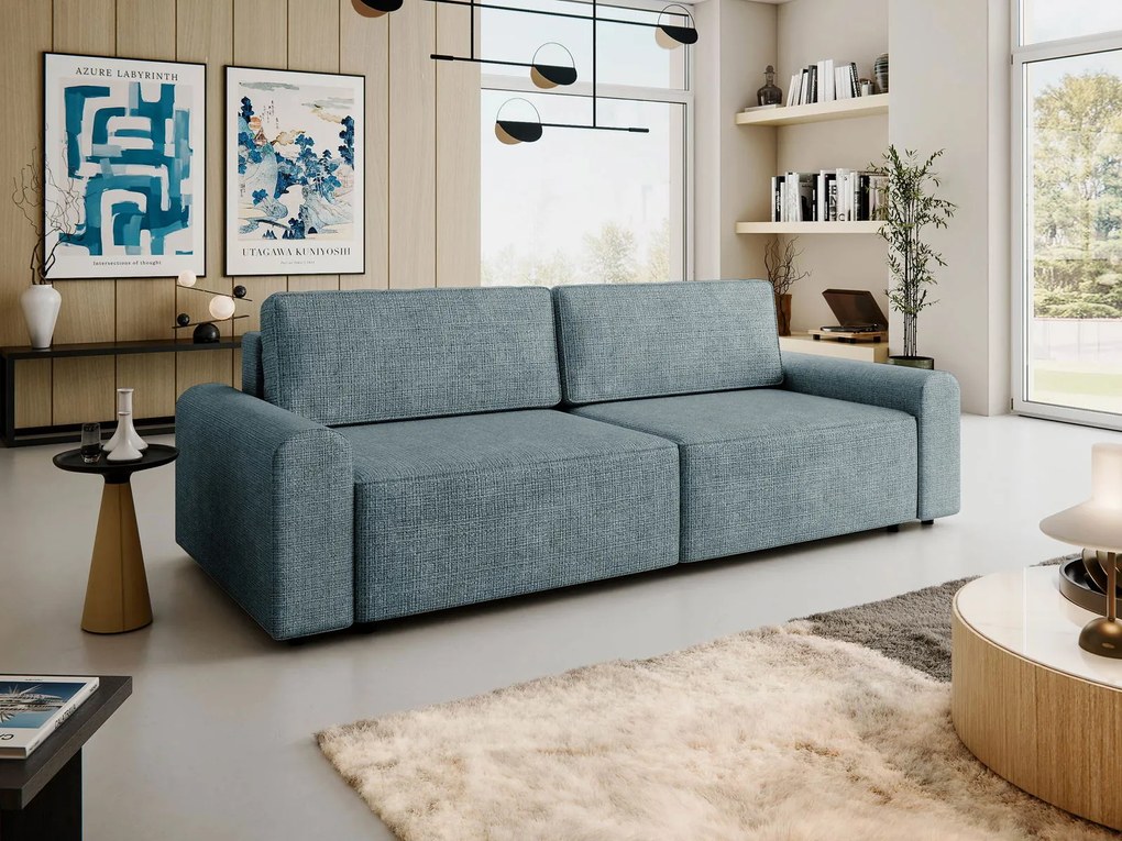 Диван Bella двуместен-Син