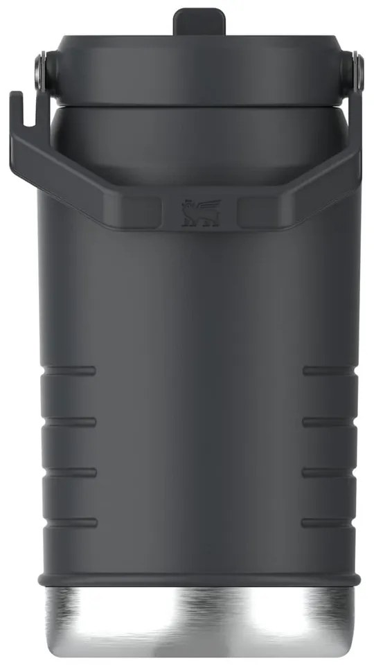 Черен термос от неръждаема стомана 1,9 l IceFlow™ Flip Straw 2.0 Black – Stanley