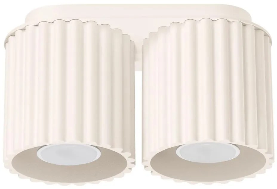 Sollux  SL.1790 - Точково осветително тяло AURA 2xGU10/10W/230V кремаво