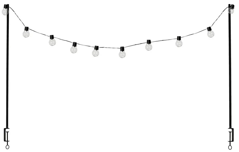 Светлинна верига брой крушки 10 бр. със соларен панел дължина 220 cm – Esschert Design