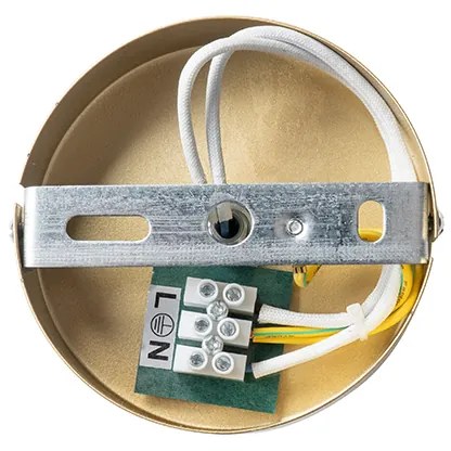 Ориенталска таванна лампа златиста с розов абажур с ресни - Franxa