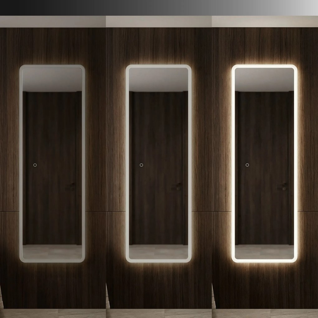 Огледало LED 150x50cm MOL-SQ