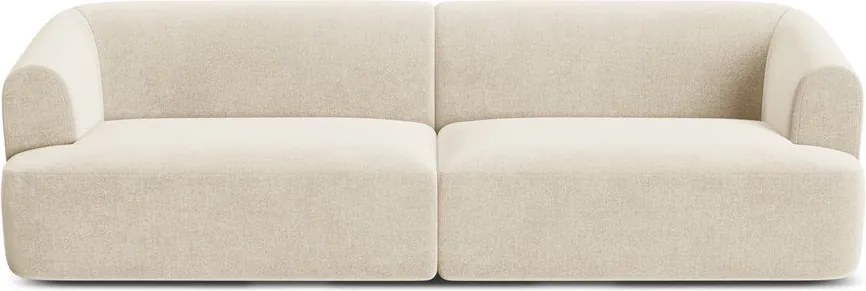 Бежов кадифен диван 255 cm Campi – Cosmopolitan Design