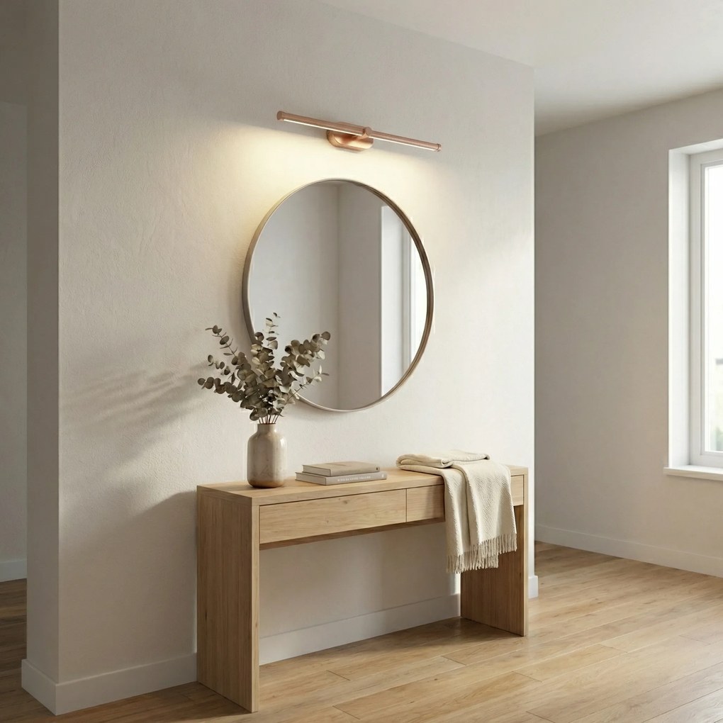 LED аплик за баня APP1895-1W 40 cm BRUSH COPPER