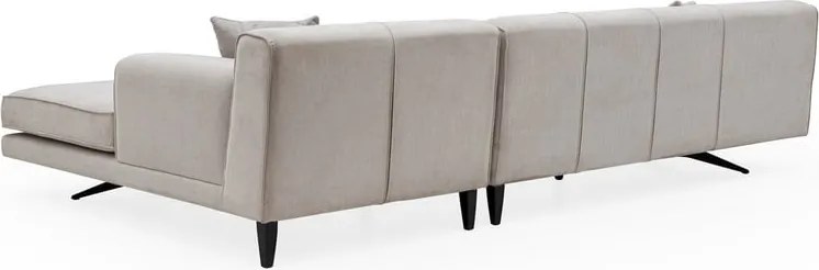 Светлобежов ъглов диван , десен ъгъл Jivago - Artie