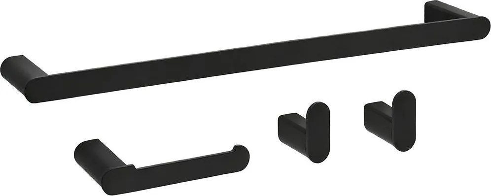 Комплект аксесоари за баня Mati Black 4 части