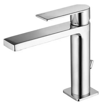 Paffoni - Смесител за мивка + изпускател TANGO матов хром