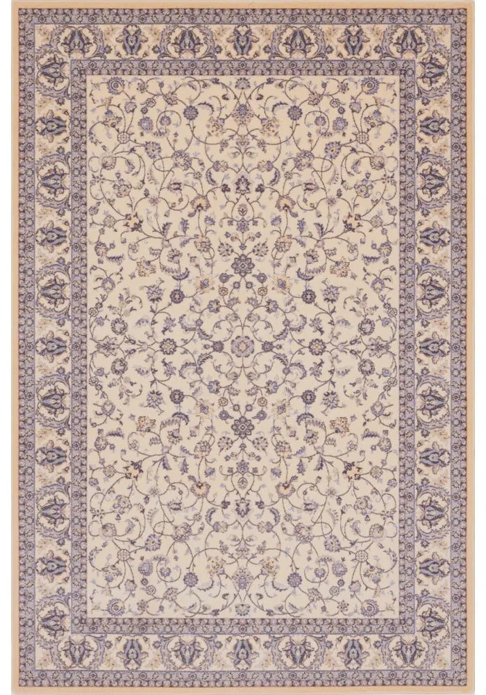 Кремав вълнен килим 133x180 cm Philip - Agnella