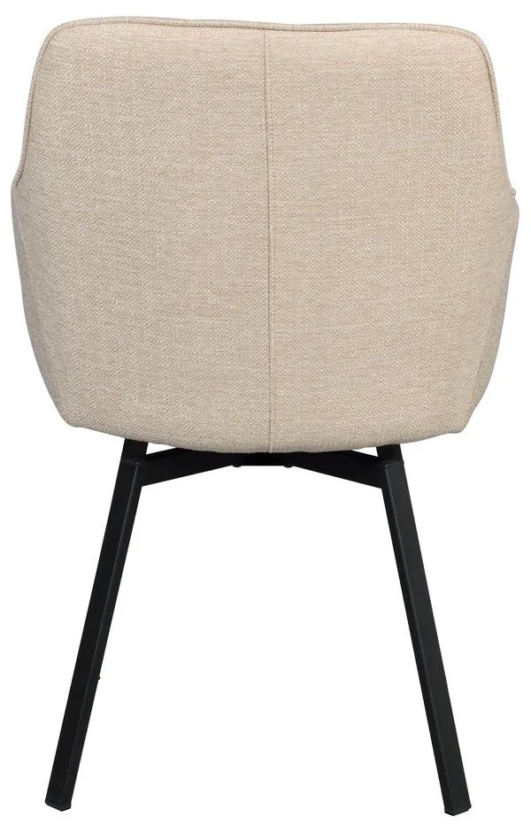 Бежови тапицирани трапезни столове в комплект 2 бр. Alison – Rowico