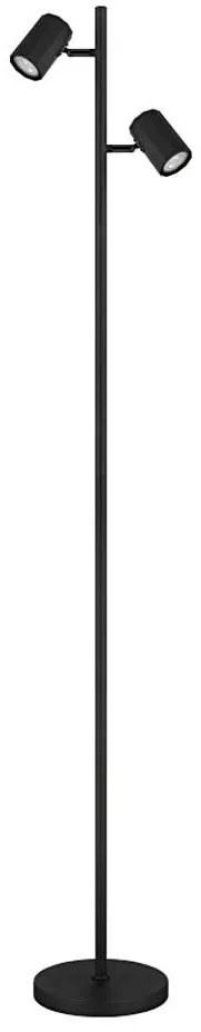 Globo 57918SB - Лампион JAMES 2xGU10/5W/230V черен