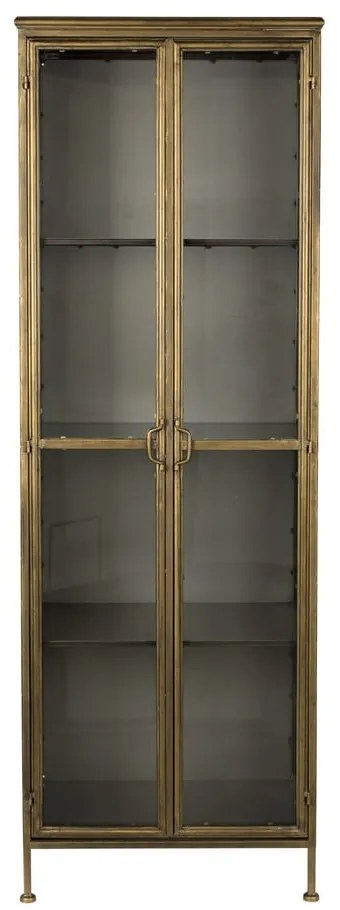 Метална витрина в златист цвят 64x184 cm Gertlush - Dutchbone