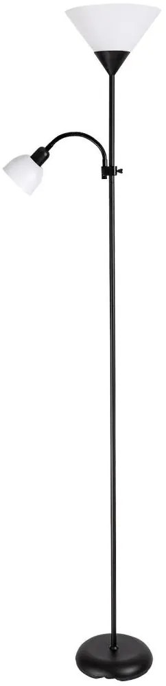 Brilagi - Подова лампа ARIANA 1xE27/100W/230V + 1xE14/25W черна