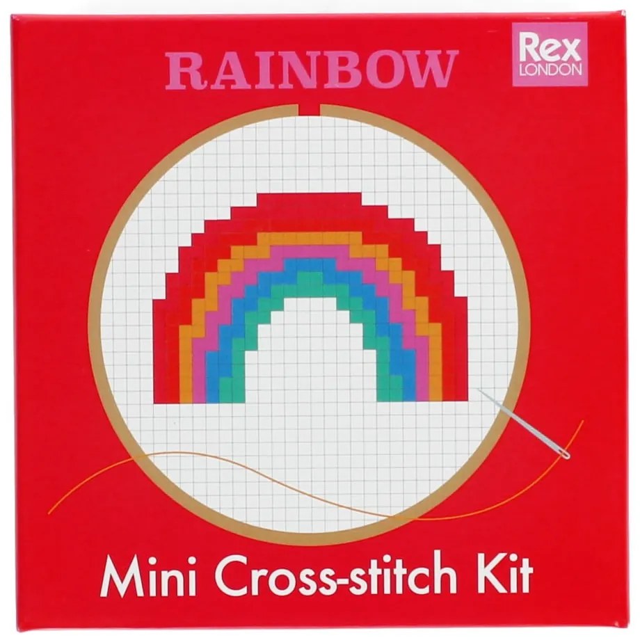 Творчески комплект Cross-stitch Kit Rainbow – Rex London