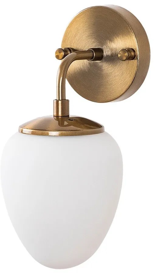 Стенна лампа в бронзов цвят ø 12 cm Nassao – Opviq lights