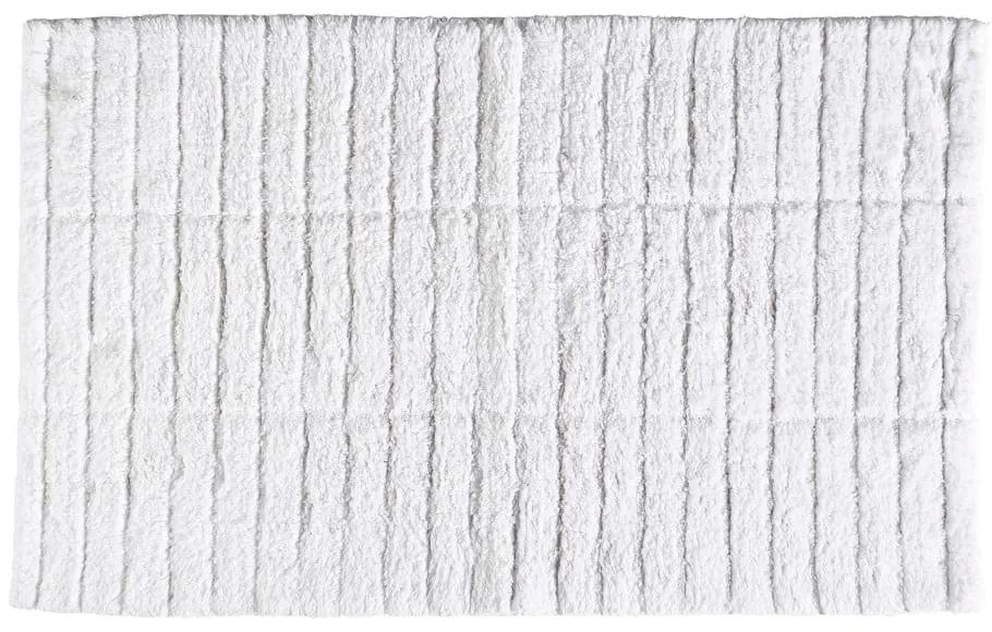 Бяла постелка за баня 80x50 cm Tiles - Zone