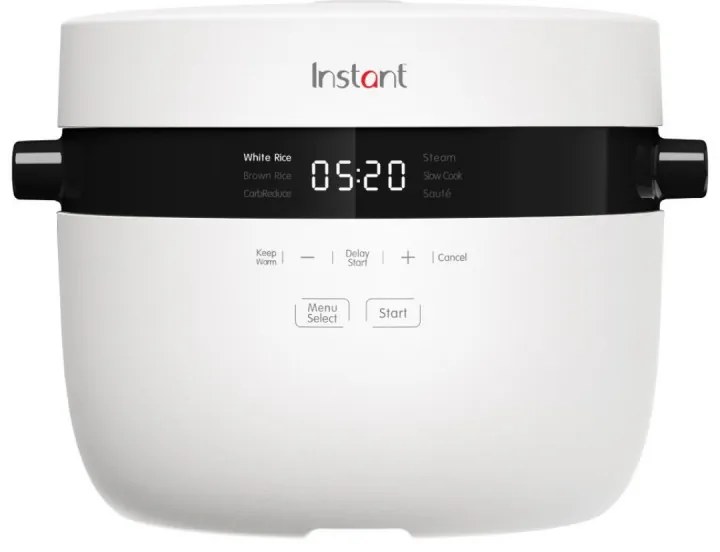 Уред за приготвяне на ориз Instant Pot Rice Cooker 20 140500301, 860W, 5 л, 8 програми, CarbReduce, Без BPA/PFOA/PTFE, Бял