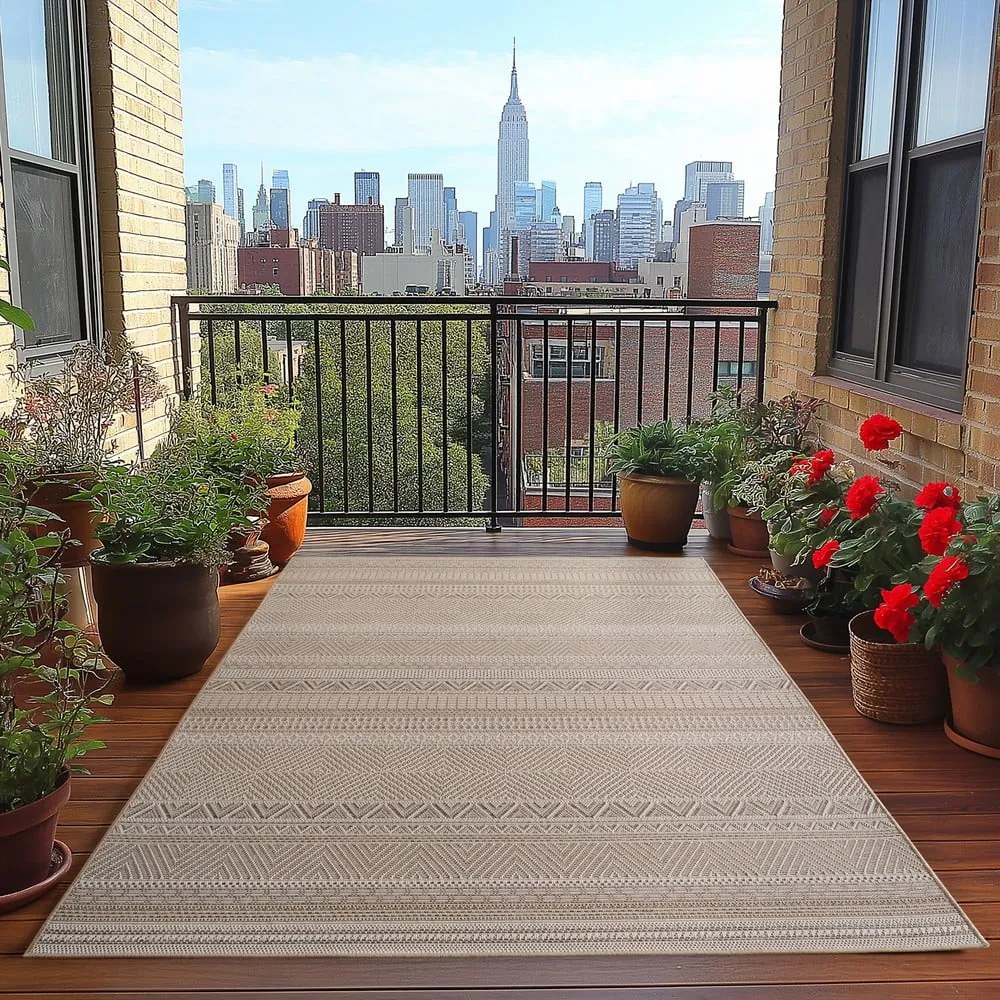 Бежов килим за открито и закрито 80x150 cm Desert 1303 – Ayyildiz Carpets