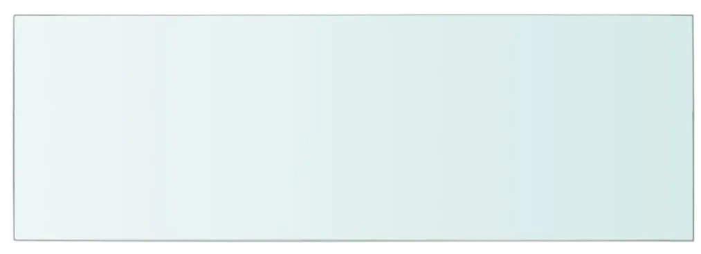 243830 vidaXL Плоча за рафт, прозрачно стъкло, 70 x 25 см