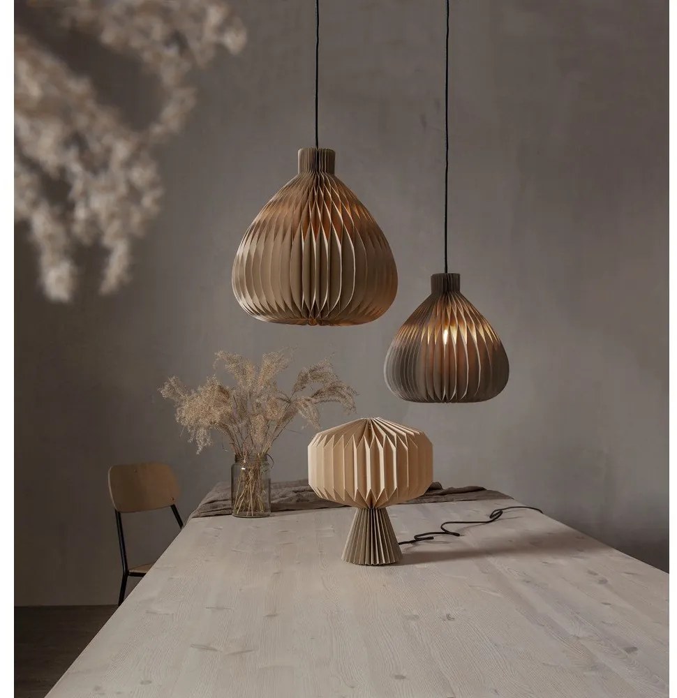 Светлокафяв абажур ø 38 cm Honeycomb - Star Trading