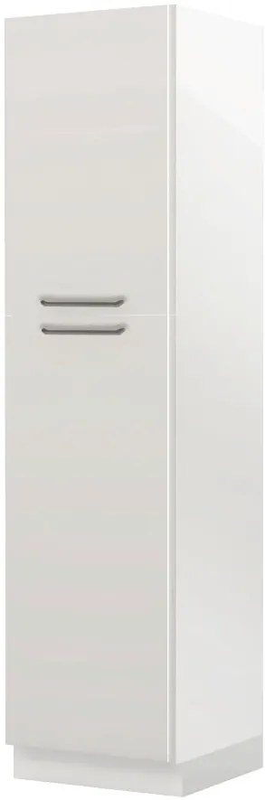 Висок подов шкаф Modena K23-60-2KF-White glossy - Gray light