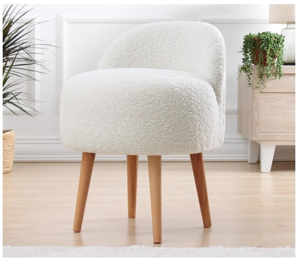 Бяла табуретка Rufmee – Artie