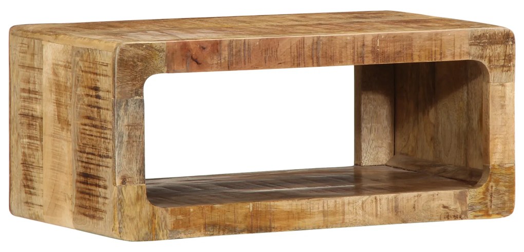 4104529 vidaXL Стена за телевизор 60x30x25 см Масивно дърво Грубо манго