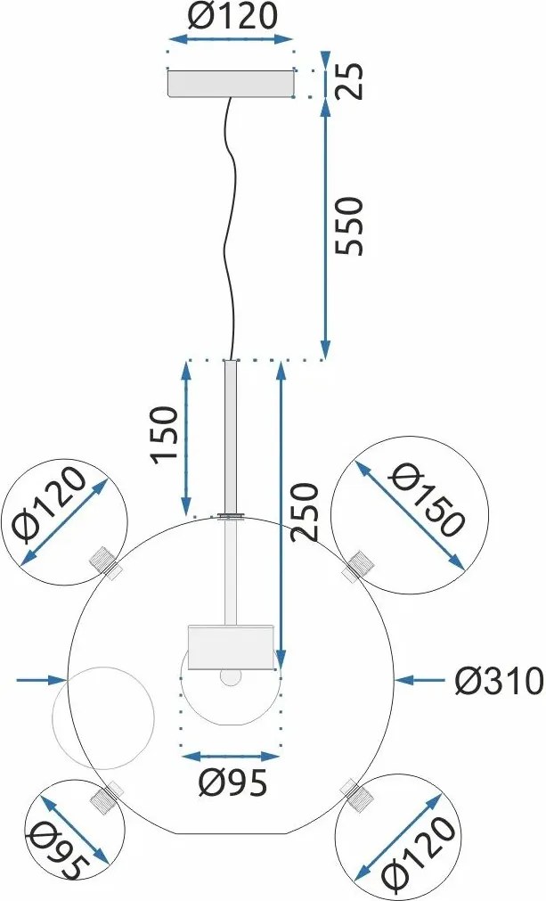 Лампа APP650-CP