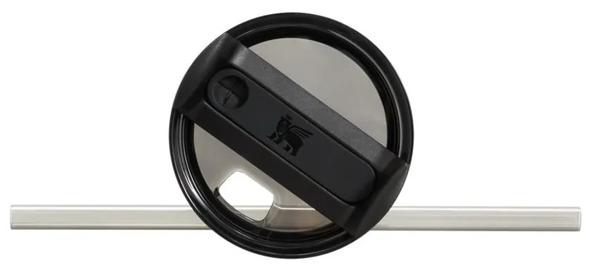 Черен термос със сламка от неръждаема стомана 600 ml Quencher H2.0 FlowState Tumbler Black – Stanley