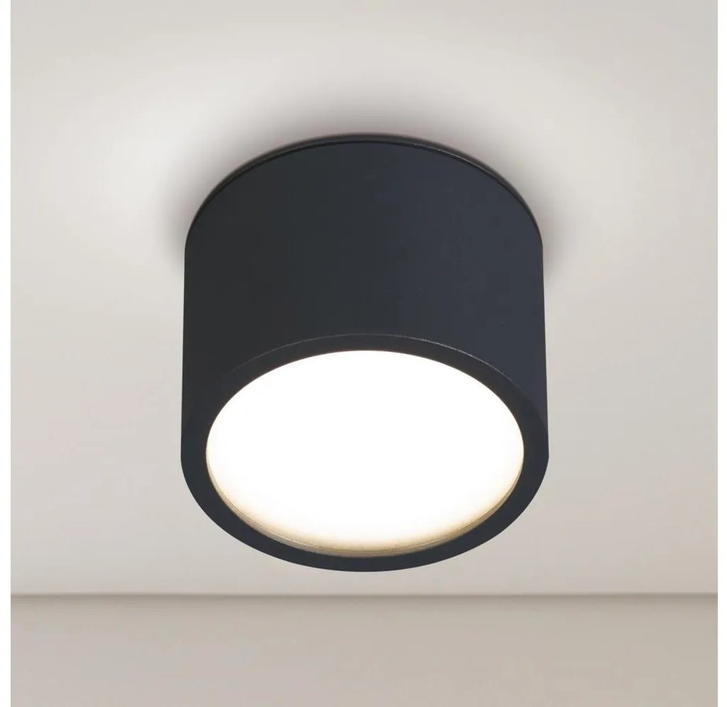 Brilagi - LED Точково осветително тяло за баня SMOOTH 1xGX53/15W/230V черно IP65