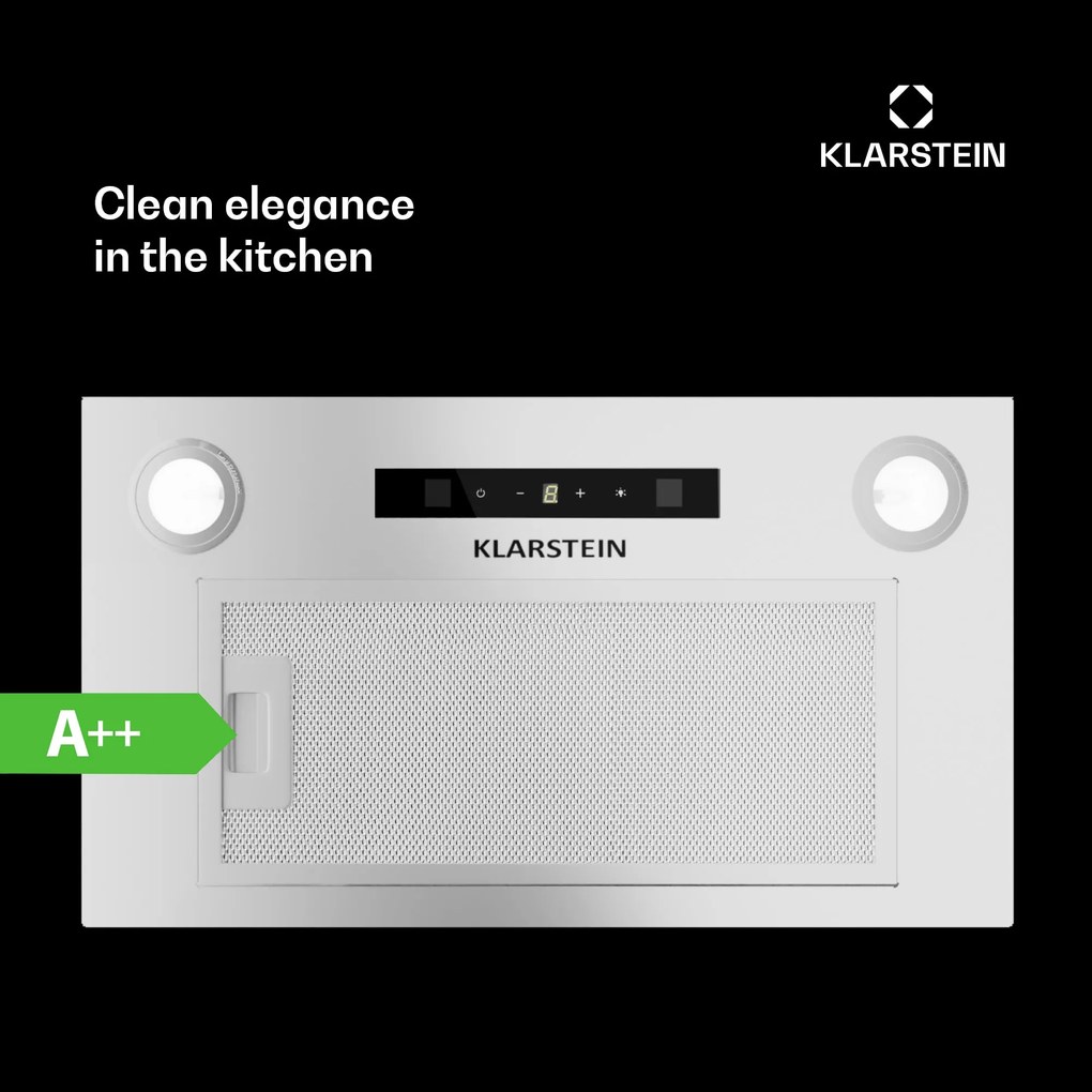 Klarstein Paolo 52 абсорбатор за вграждане 52 cm 439 m³/h LED Touch A++