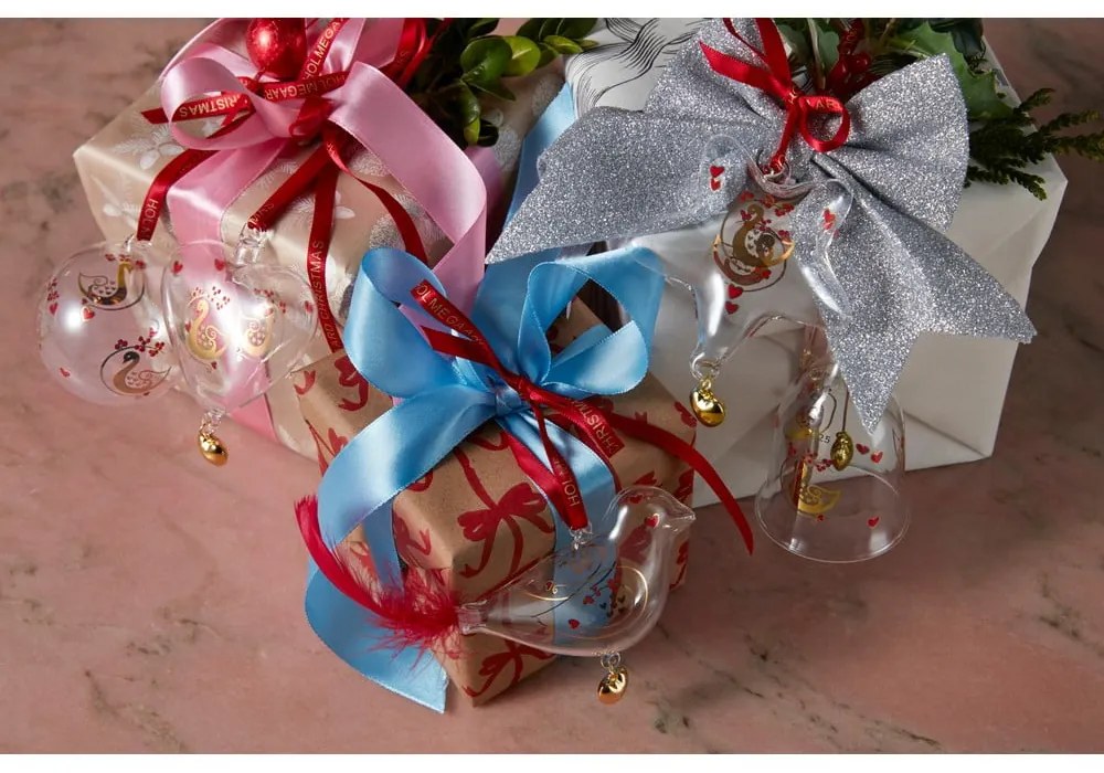 Стъклена коледна топка ø 6,5 cm Ann-Sofi Romme Annual Christmas Bauble 2025 – Holmegaard