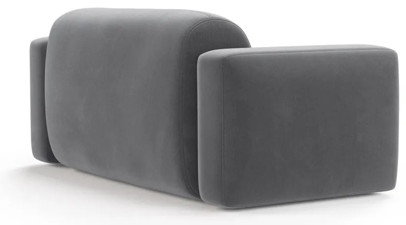 Сив кадифен диван 180 cm Strino – Cosmopolitan Design