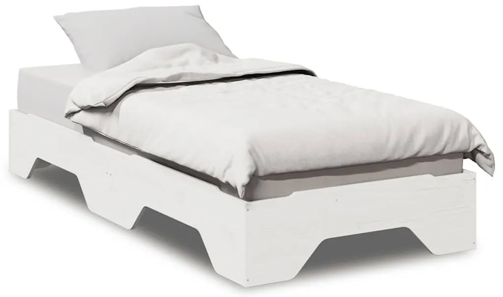 859203 vidaXL Рамка за легло без матрак с възможност за подреждане 90x200 cm