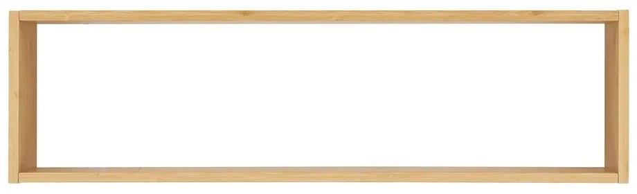 Стенен бамбуков рафт на няколко нива в естествен цвят 70 cm Ember – House Nordic