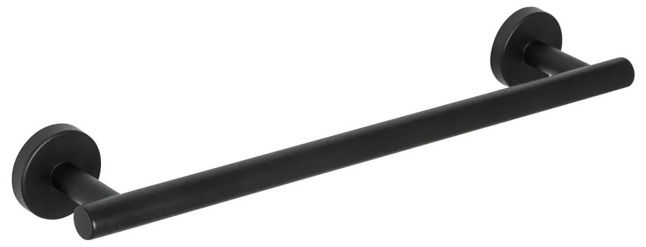 Матово черно стенна поставка за кърпи от неръждаема стомана Bosio – Wenko