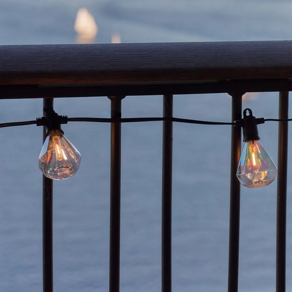 Удължител за светлинната верига с 10 броя крушки със соларен панел, дължина 300 cm Marcus – Sirius