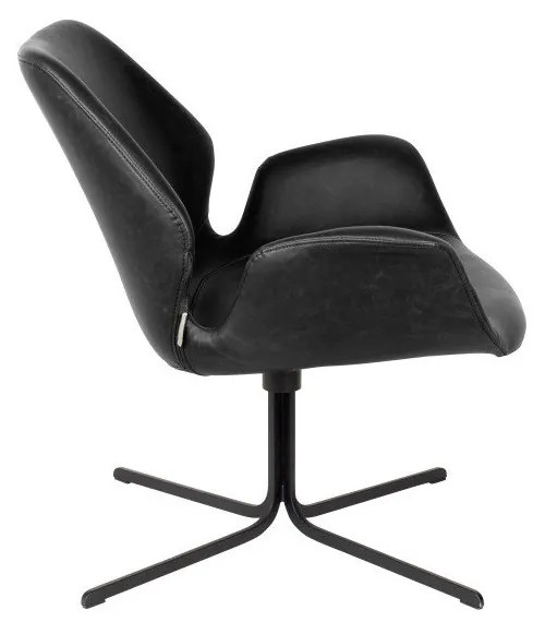 Черен стол Nikki - Zuiver