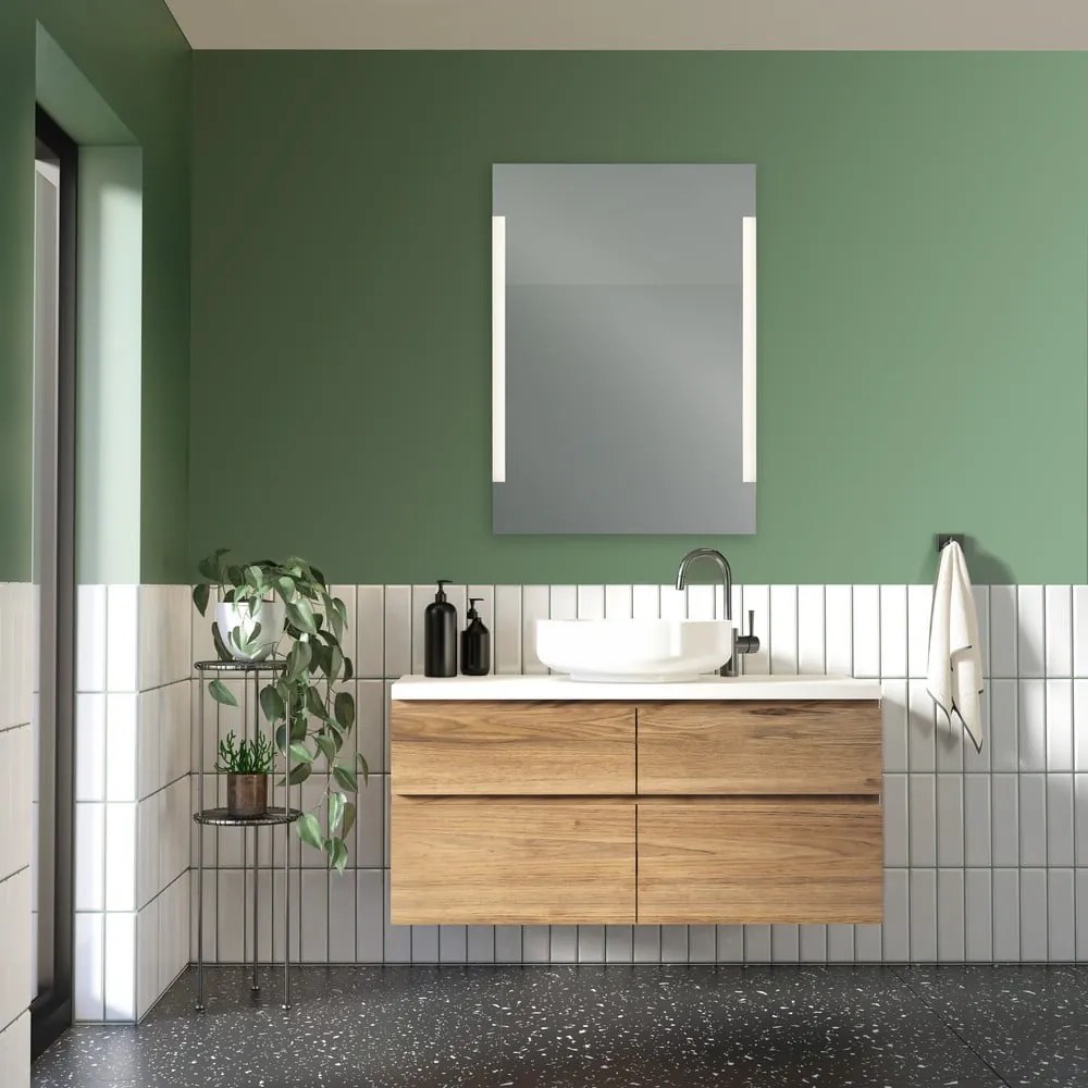 Стенно огледало със светлина 50x70 cm Lucia – Mirrors and More